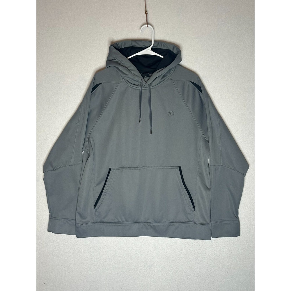 Starter Mens Gray Pullover Hoodie Front Pocket RM40109 Size Large